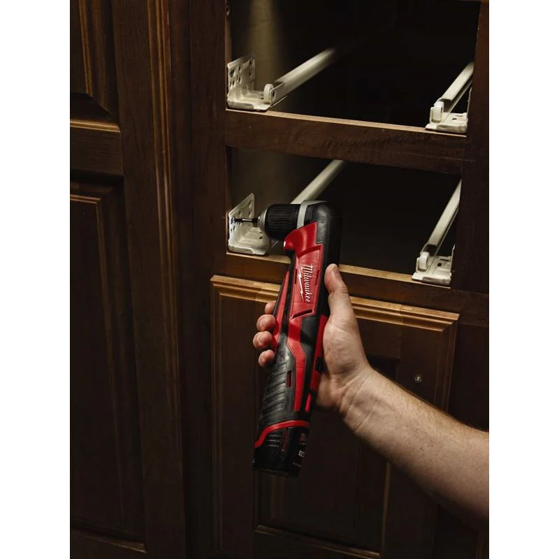 2415-20 12 V12 Volt Lithium-Ion CordlessV M12 3/8 in. Chuck 800 RPM 100 in./lb Torque Right Angle Drill Driver - Tool Only - Image 3