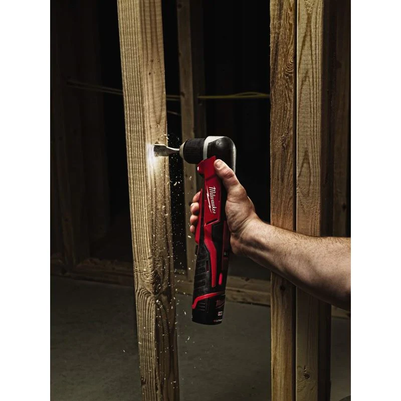2415-20 12 V12 Volt Lithium-Ion CordlessV M12 3/8 in. Chuck 800 RPM 100 in./lb Torque Right Angle Drill Driver - Tool Only - Image 4