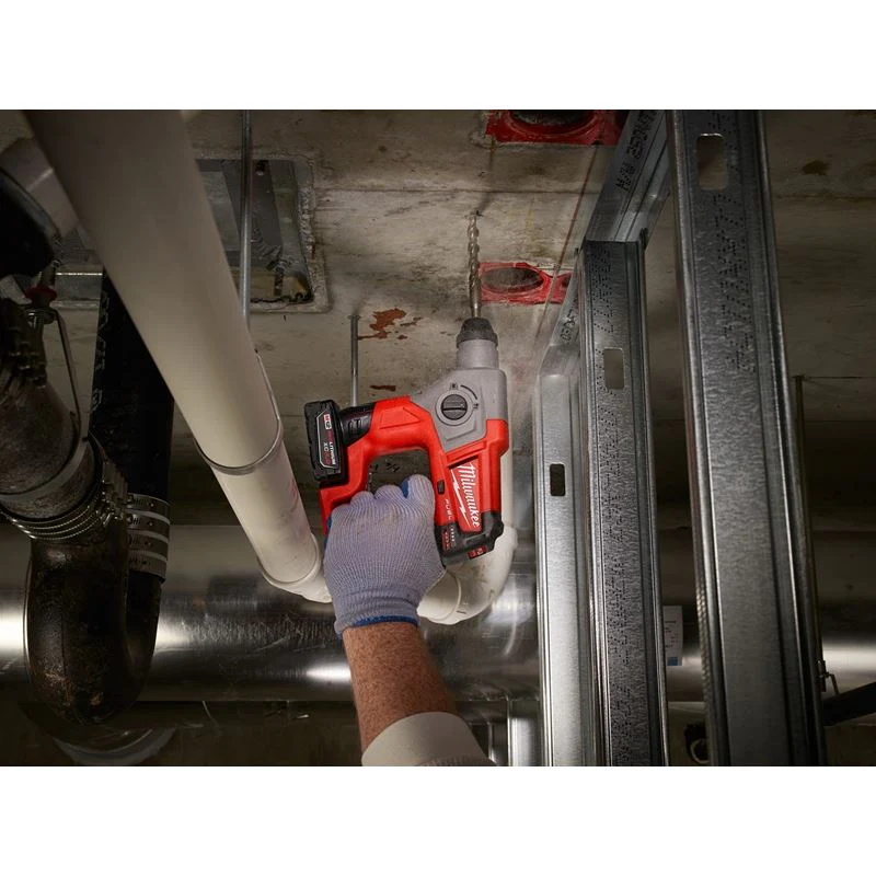 2416-20 M12 FUEL 12 Volt Lithium-Ion Brushless Cordless 5/8 in. SDS PLUS Rotary Hammer - Tool Only - Image 3