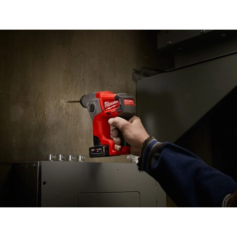 2416-22XC M12 FUEL 12 Volt Lithium-Ion Brushless Cordless 5/8 in. SDS PLUS Rotary Hammer Kit - Image 7