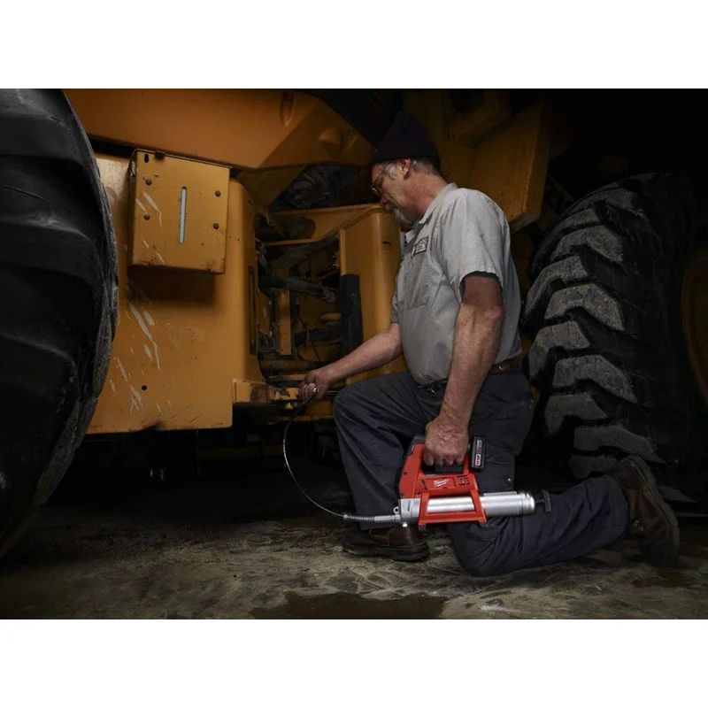 2446-20 M12 12 Volt Lithium-Ion Cordless Cordless Grease Gun - Tool Only - Image 4