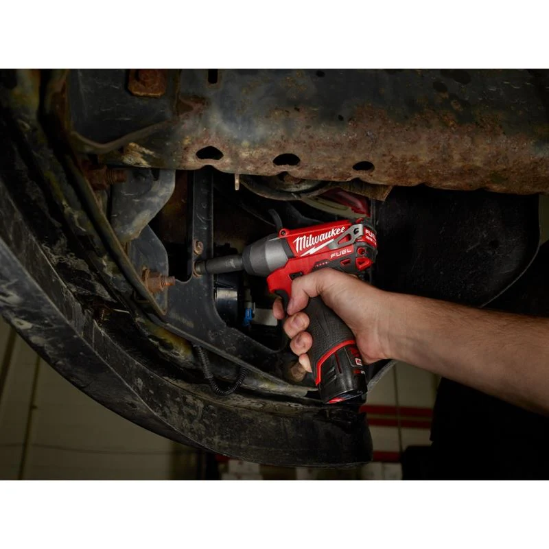 2454-20 M12 FUEL 12 Volt Lithium-Ion Brushless Cordless 3/8 in. Impact Wrench - - Tool Only - Image 3