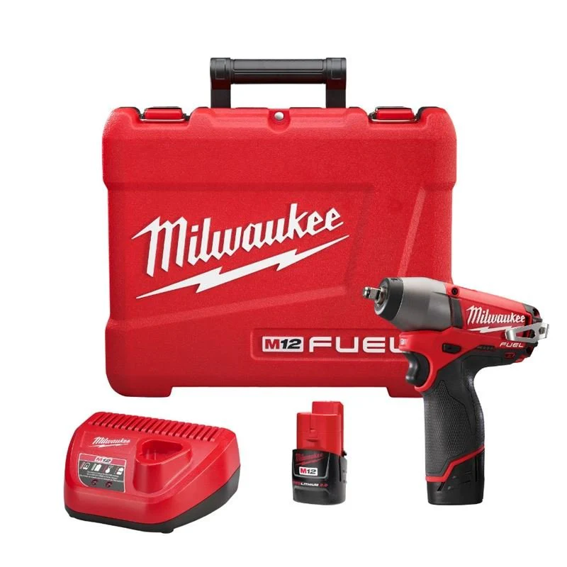 2454-22 M12 FUEL 12 Volt Lithium-Ion Brushless Cordless 3/8 in. Impact Wrench Kit - Image 4
