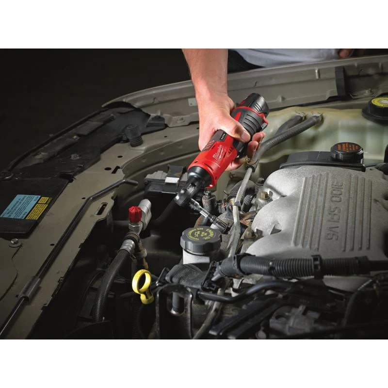 2456-20 M12 12 Volt Lithium-Ion Cordless Cordless 1/4 in. Ratchet 2456-20 - Tool Only - Image 4