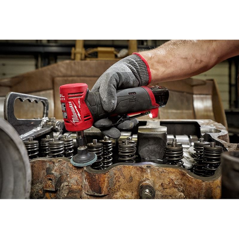 2485-22 M12 FUEL 12 Volt Lithium-Ion Brushless Cordless Right Angle Die Grinder Kit - Image 5