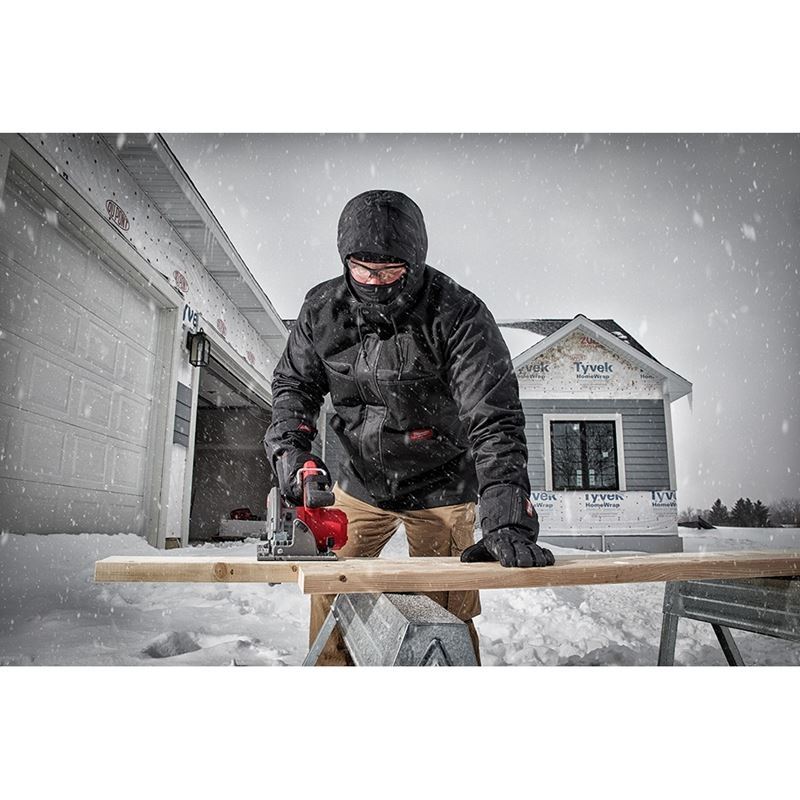 255B-213X M12 12 Volt Lithium-Ion Cordless Heated AXIS Layering System with GridIron Workshell Kit 3X (Black) - Image 3