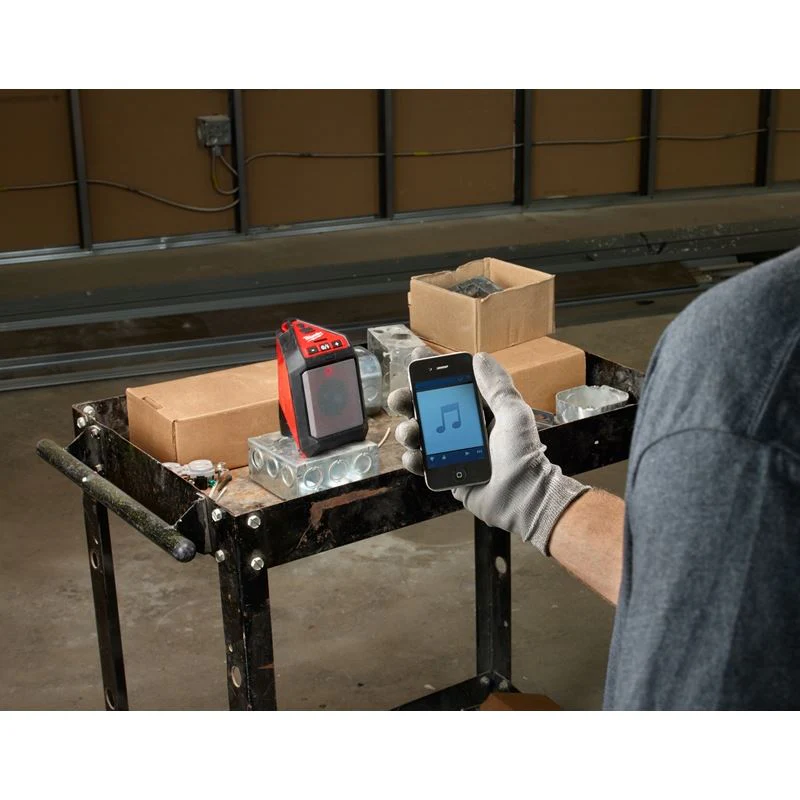 2592-20 M12 12 Volt Lithium-Ion Cordless Wireless Jobsite Speaker - Tool Only - Image 4