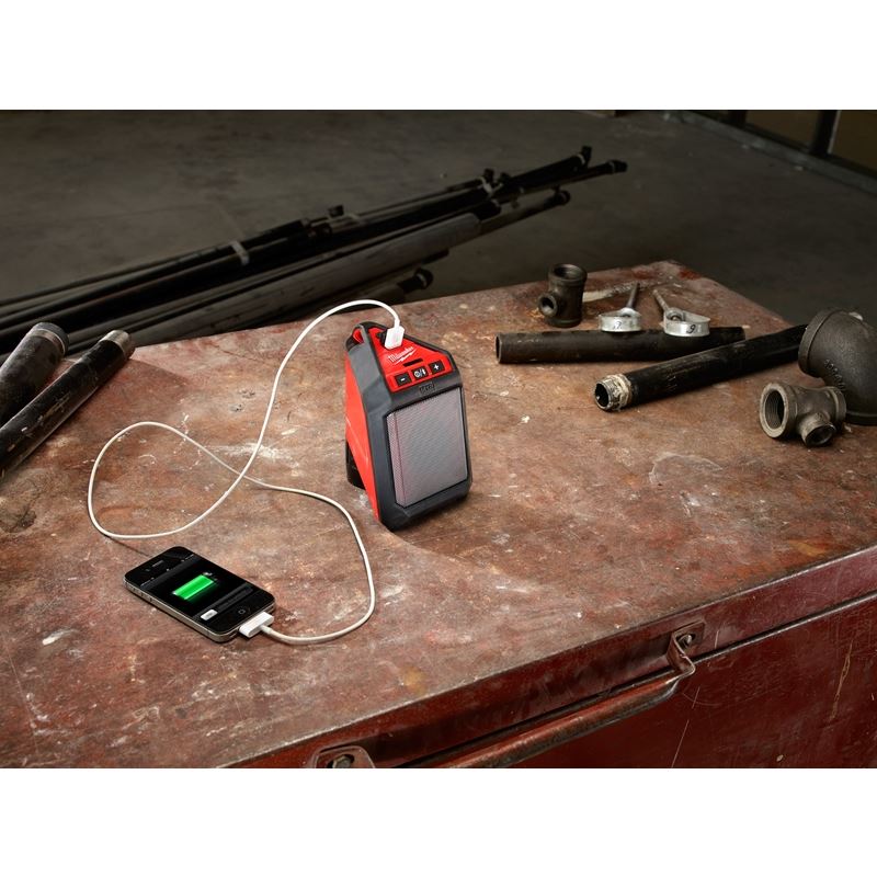 2592-20 M12 12 Volt Lithium-Ion Cordless Wireless Jobsite Speaker - Tool Only - Image 5
