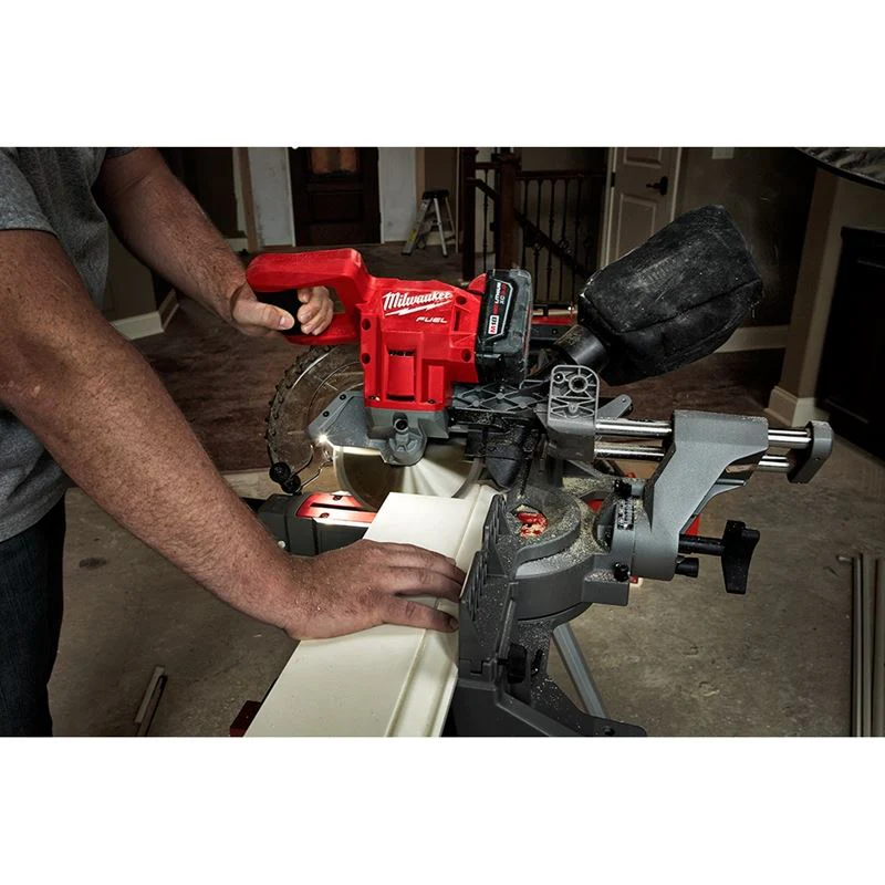 2733-20 M18 FUEL 18 Volt Lithium-Ion Brushless Cordless 7-1/4 in. Dual Bevel Sliding Compound Miter Saw - Tool Only - Image 2