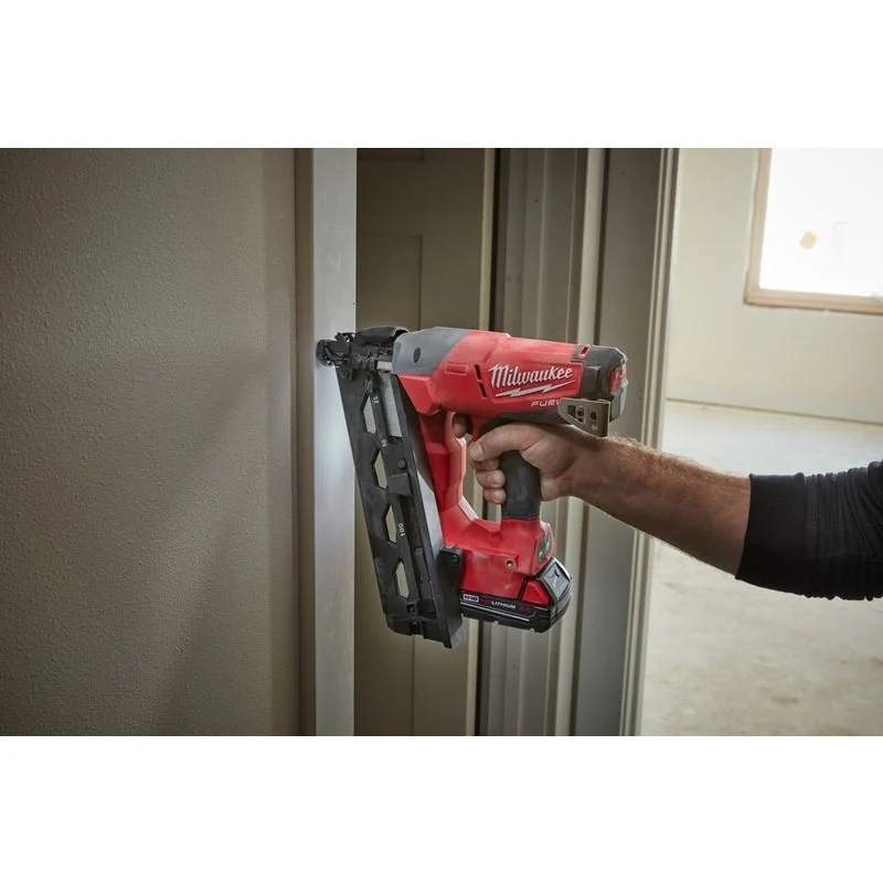 2742-20 M18 FUEL 18 Volt Lithium-Ion Brushless Cordless 16 Gauge Angle Finish Nailer - Tool Only - Image 3