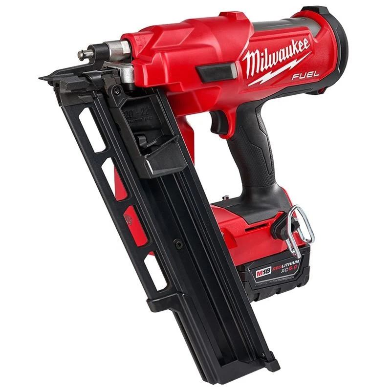 2744-21 M18 FUEL 18 Volt Lithium-Ion Brushless Cordless 21 Degree Framing Nailer Kit - Image 2