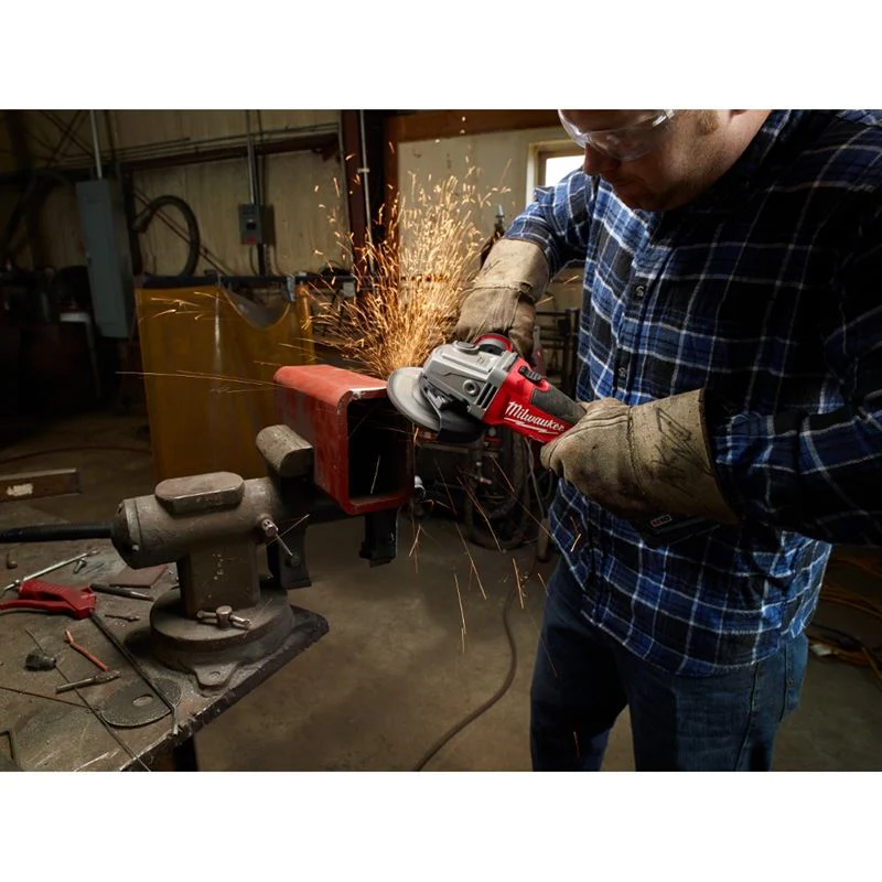 2781-20 M18 FUEL 18 Volt Lithium-Ion Brushless Cordless 4-1/2 in. / 5 in. Grinder, Slide Switch Lock-On - Tool Only - Image 2