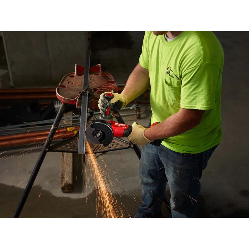 2781-20 M18 FUEL 18 Volt Lithium-Ion Brushless Cordless 4-1/2 in. / 5 in. Grinder, Slide Switch Lock-On - Tool Only - Image 6