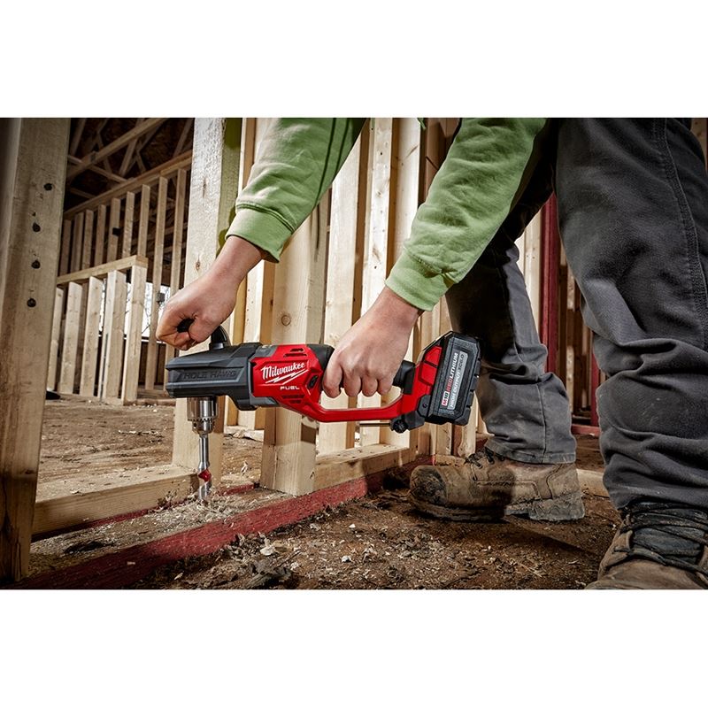 2807-20 M18 FUEL 18 Volt Lithium-Ion Brushless Cordless Hole Hawg 1/2 in. Right Angle Drill - Tool Only - Image 3