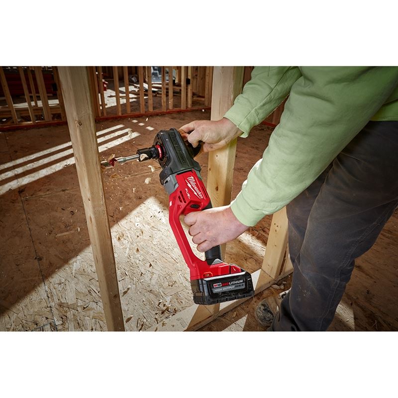 2808-20 M18 FUEL 18 Volt Lithium-Ion Brushless Cordless Hole Hawg Right Angle Drill withQUIK-LOK - Tool Only - Image 3
