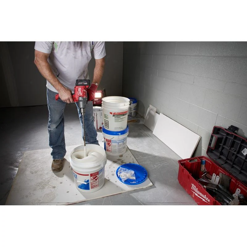 2810-22 M18 FUEL 18 Volt Lithium-Ion Brushless Cordless Mud Mixer with 180 Handle Kit - Image 8
