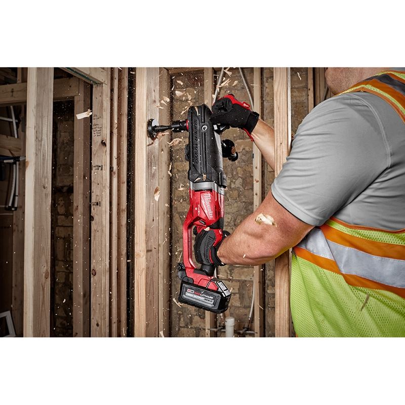 2811-22 M18 FUEL 18 Volt Lithium-Ion Brushless Cordless Super Hawg Right Angle Drill with QUIK-LOK Kit - Image 3