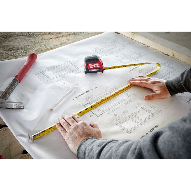 48-22-0325 25Ft Compact Magnetic Tape Measure - Image 8