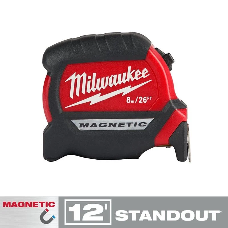 48-22-0326 8M/26Ft Compact Magnetic Tape Measure - Image 3