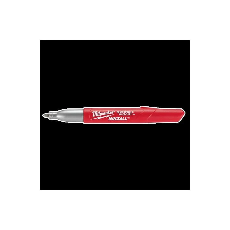 48-22-3121 2PK INKZALL Silver Metallic Fine Point Marker - Image 2