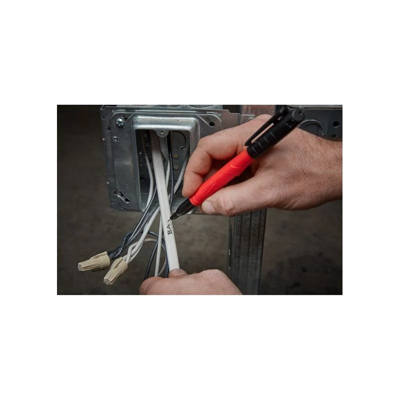 48-22-3154 4 pk INKZALL Black Ultra Fine Point Markers - Image 2