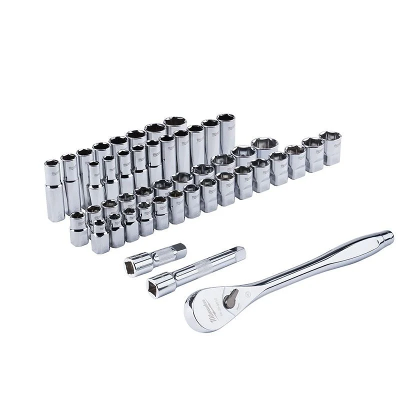 48-22-9010 47 pc. 1/2 in. Socket Wrench Set (SAE  Metric) - Image 4