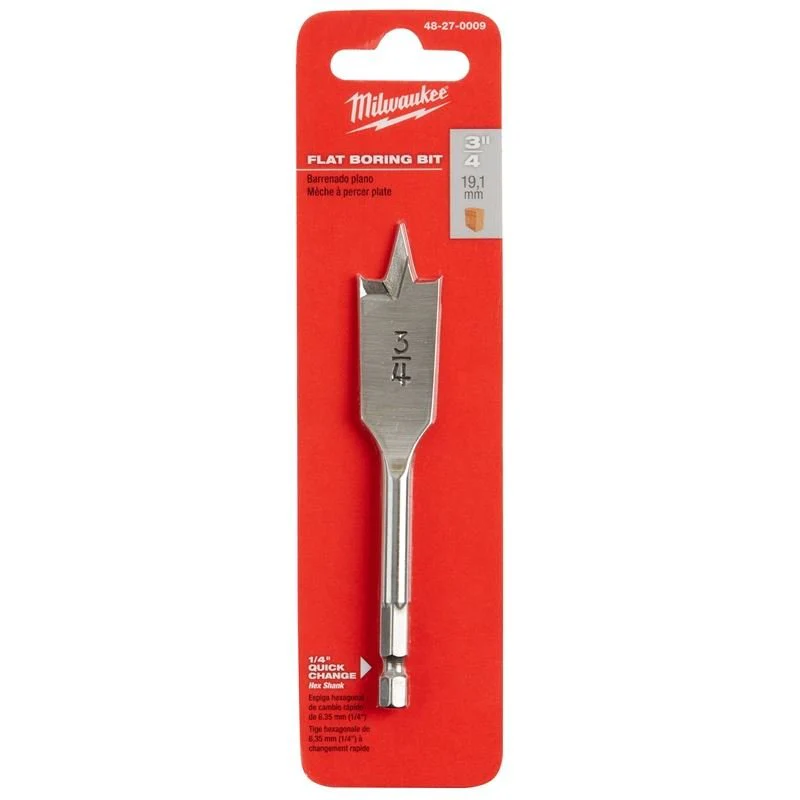 48-27-0009 3/4 in. x 4.5 in. Flat Boring Bit
