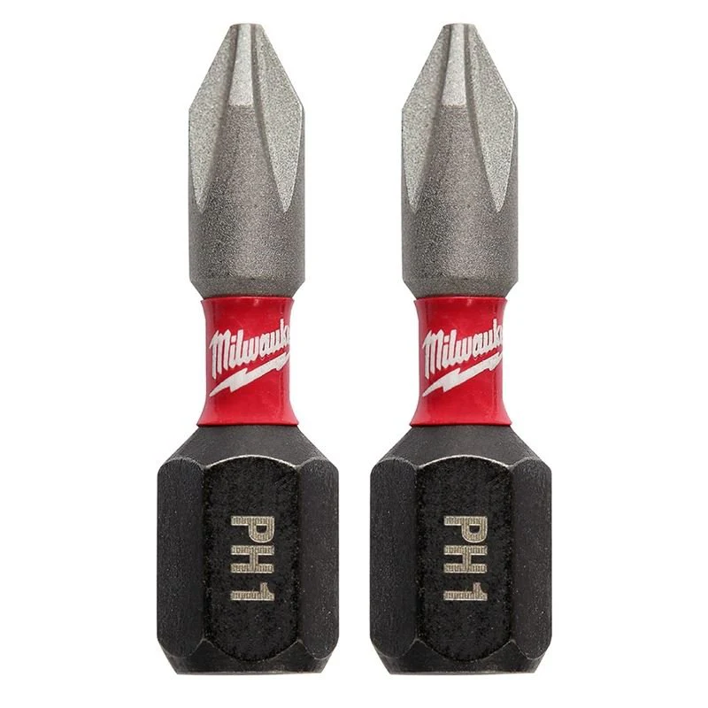 48-32-4411 SHOCKWAVE 2-Piece Impact Phillips #1 Insert Bits