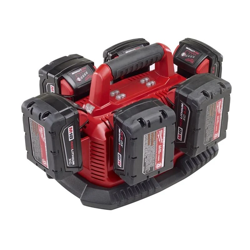 48-59-1806 M18 18 Volt Six-Pack Sequential Charger - Image 2