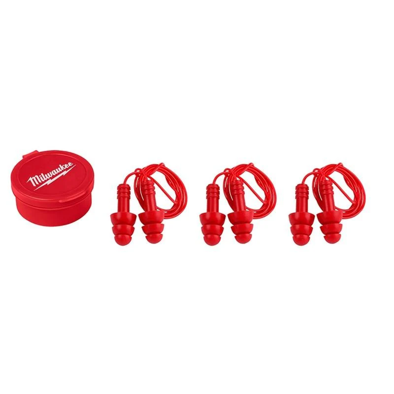 48-73-3151 Reusable Corded Earplugs - 3 Pack - Image 2
