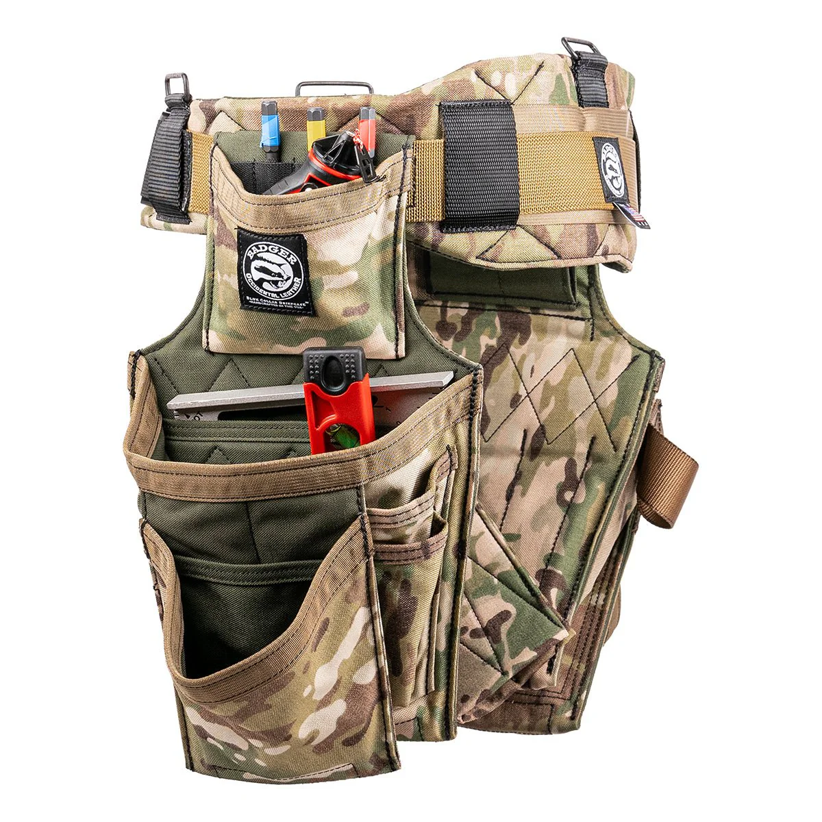 Badger Tool Belts 461159 LG Carpenter Std - MultiCam®Moss - Image 4