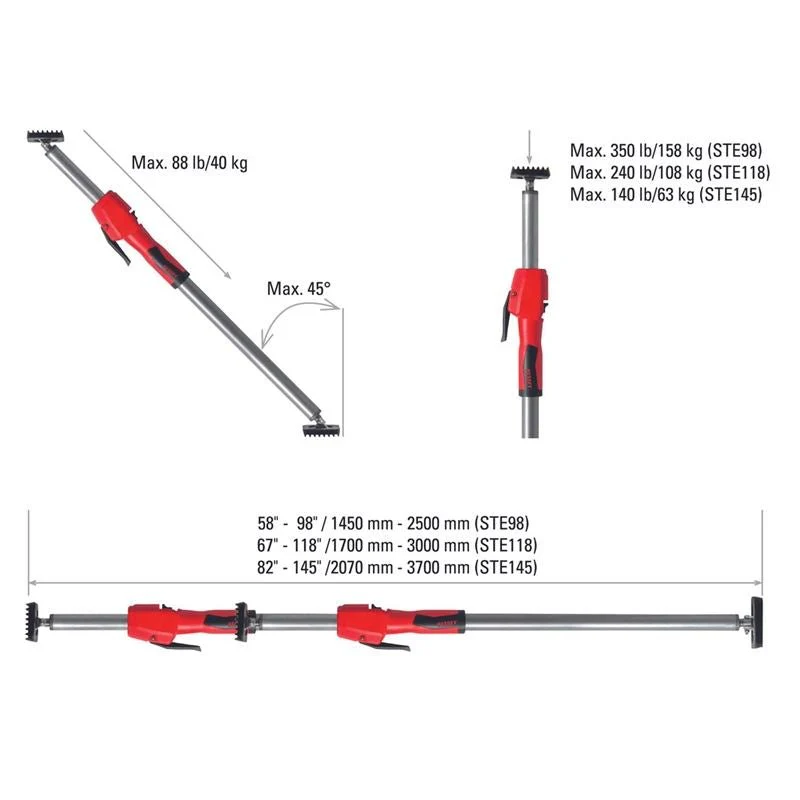 Bessey Drywall Support Rod - Image 3