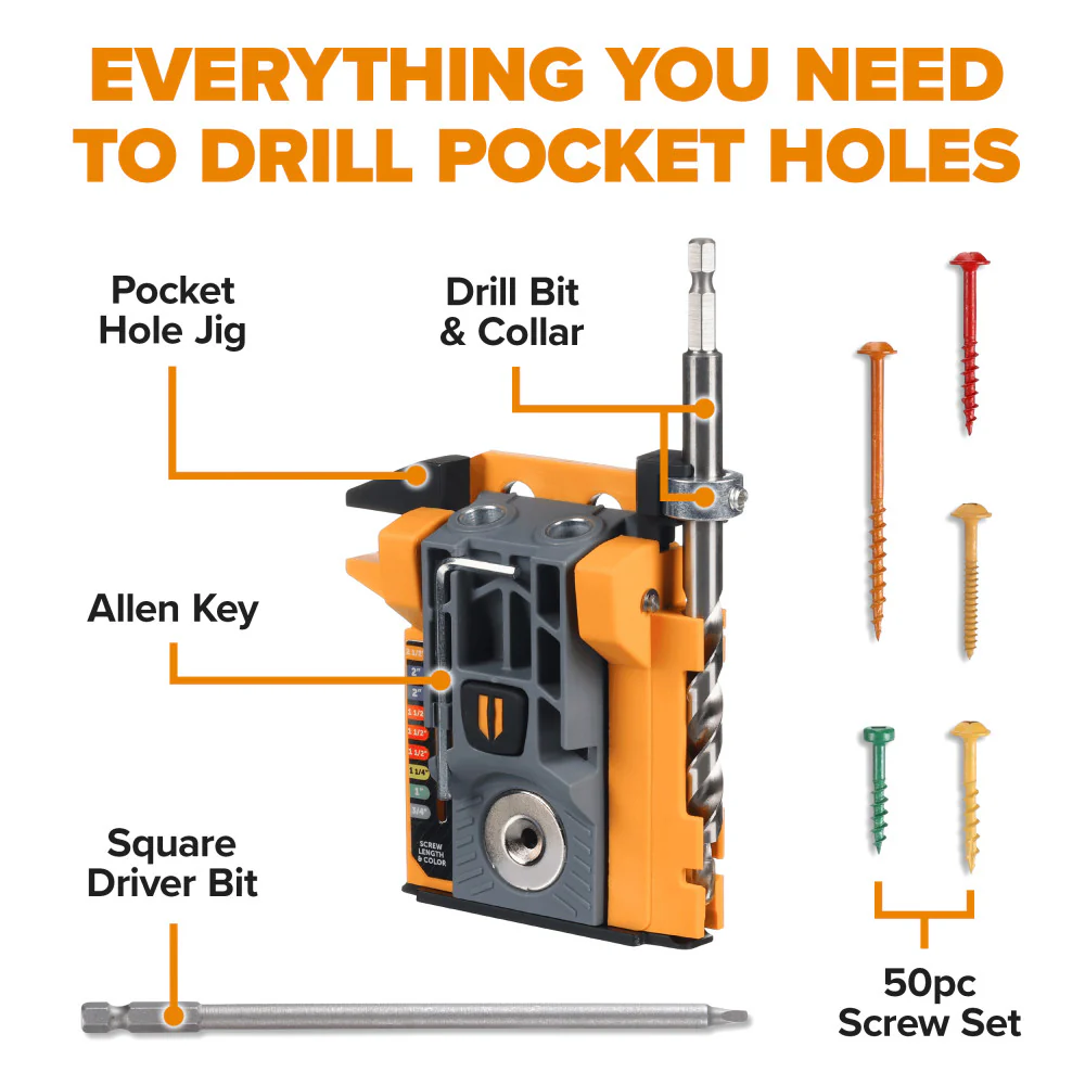 BORA BR-A170301 Automatic Mini Pocket Hole Jig Set - Image 7
