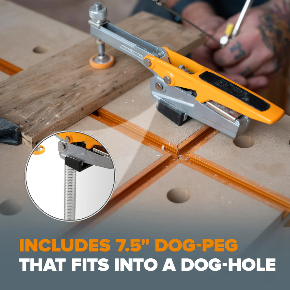 BORA BR-G090101 Auto Adjust Horizontal Dog Clamp - Image 5