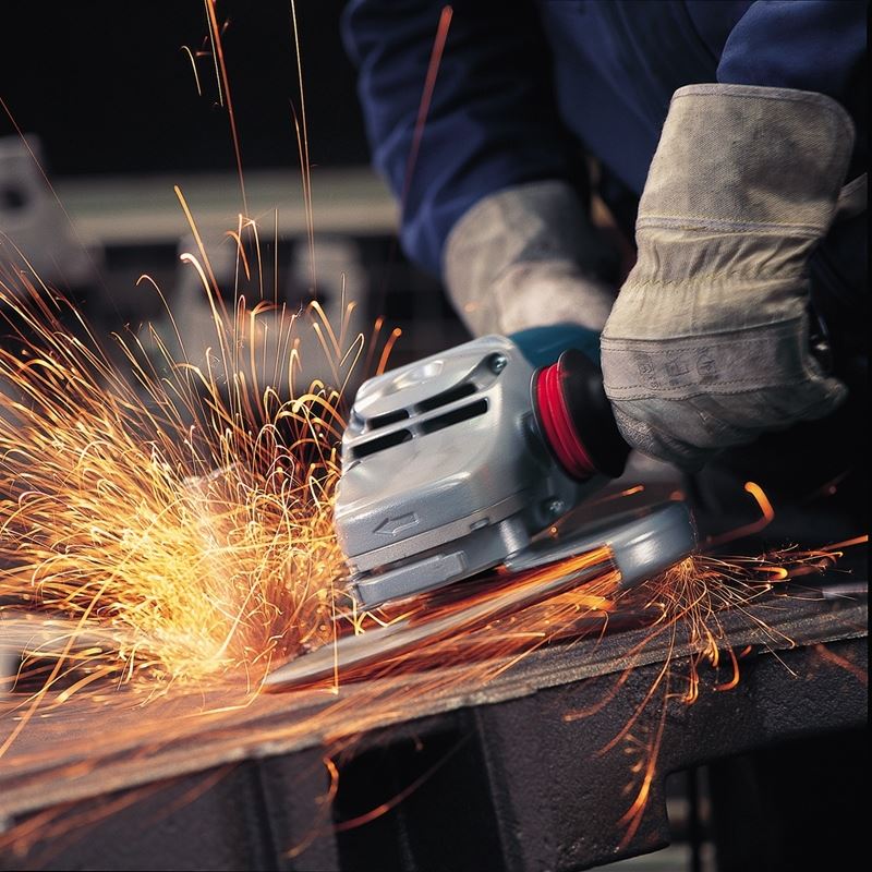 Bosch 1772-6 7 In. 15 A Large Angle Grinder with Rat Tail Handle - Image 2