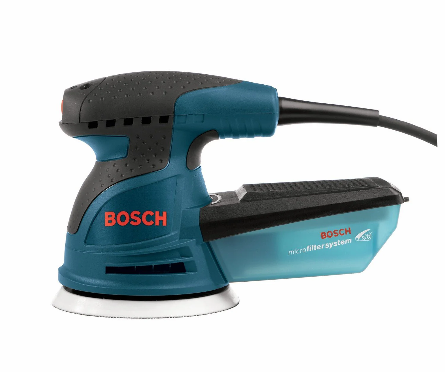 Bosch 2-Tool Combo Kit with 5 In. Single-Speed Palm Random Orbit Sander/Polisher and 1/4-Sheet Orbital Finishing Sander - Image 2