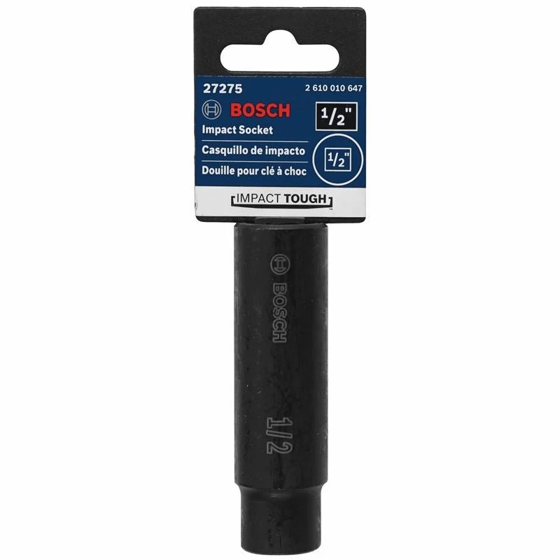 Bosch | 27275 1/2 In. Impact Tough Deep Well Socket, 1/2 In. Shank - Image 2