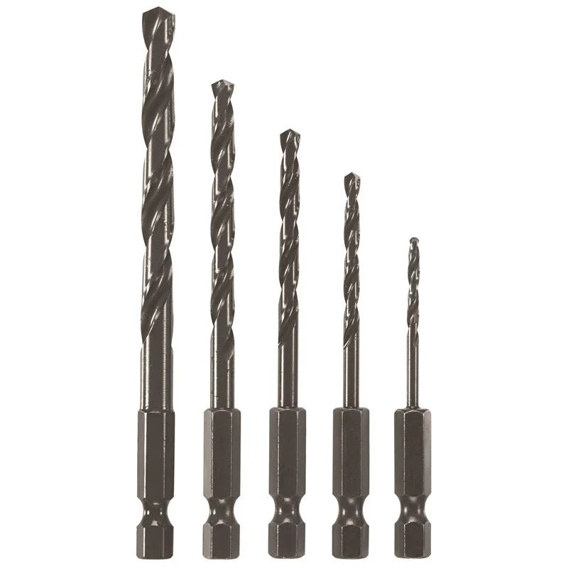 Bosch | BL5IM 5 Pc. Impact Tough Black Oxide Drill Bit Set