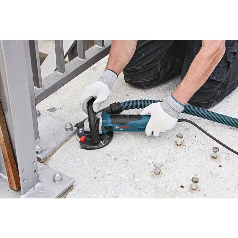 Bosch CSG-15 5 In. Concrete Surfacing Grinder with Dedicated Dust Collection Shroud - Image 3