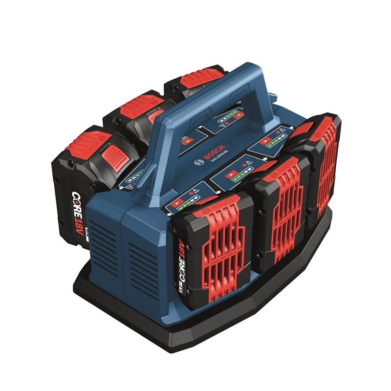 Bosch GAL18V6-80 18V 6-Bay Lithium-Ion Fast Battery Charger - Image 3