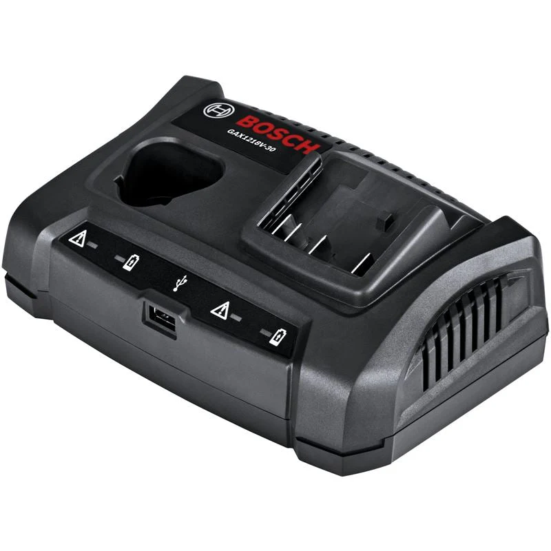 BOSCH GAX1218V-30 18V/12V Dual-Bay Lithium-Ion Battery Charger - Image 2
