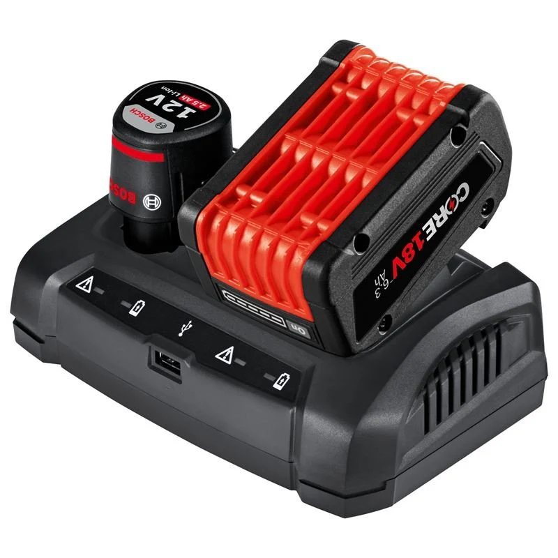 BOSCH GAX1218V-30 18V/12V Dual-Bay Lithium-Ion Battery Charger - Image 3