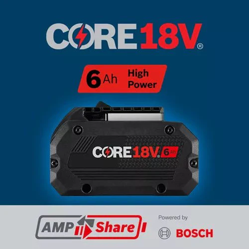 Bosch GBA18V60-2PK 18V CORE18V® Lithium-Ion 6 Ah High Power Battery - 2-Pack - Image 5
