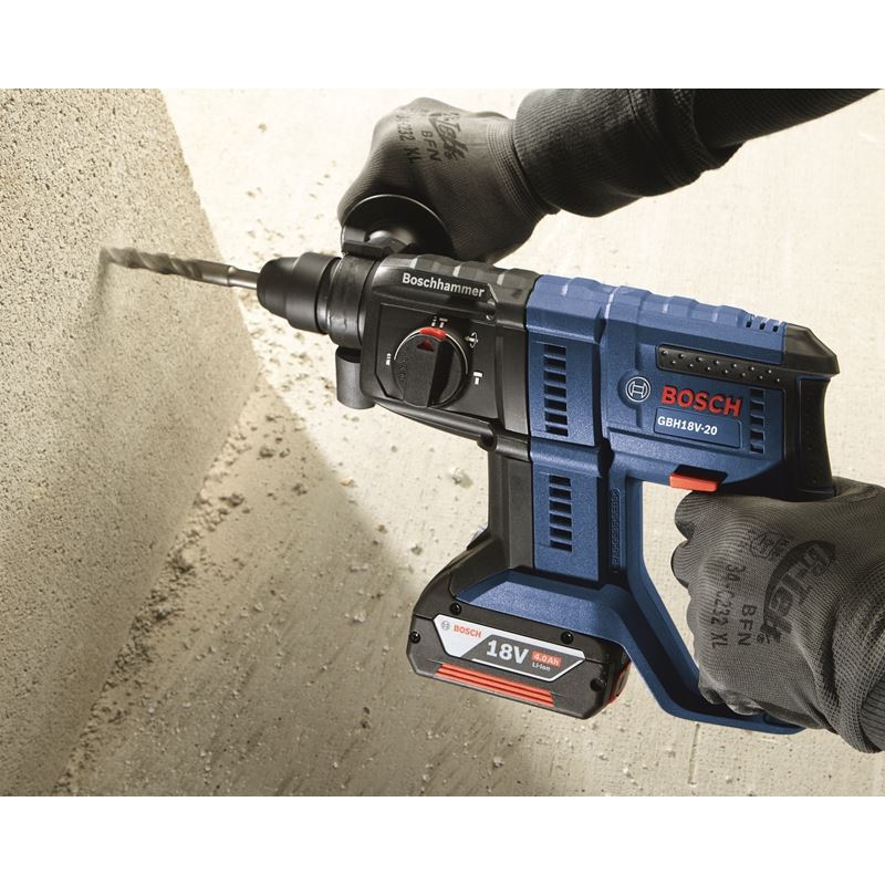 Bosch | GBH18V-20K21 18V 3/4 In. SDS-plus Rotary Hammer Kit | BFP - Image 4