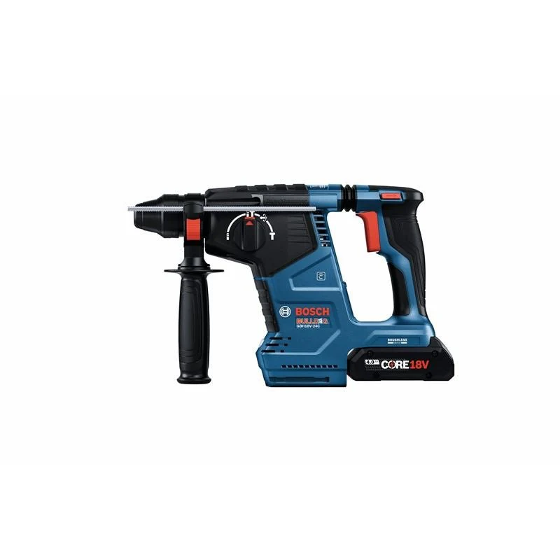 Bosch GBH18V-24CK24 18V Brushless Connected SDS-plus Bulldog 1 In. Rotary Hammer with (2) CORE 18V PROFACTOR Performance Batteries - Image 2