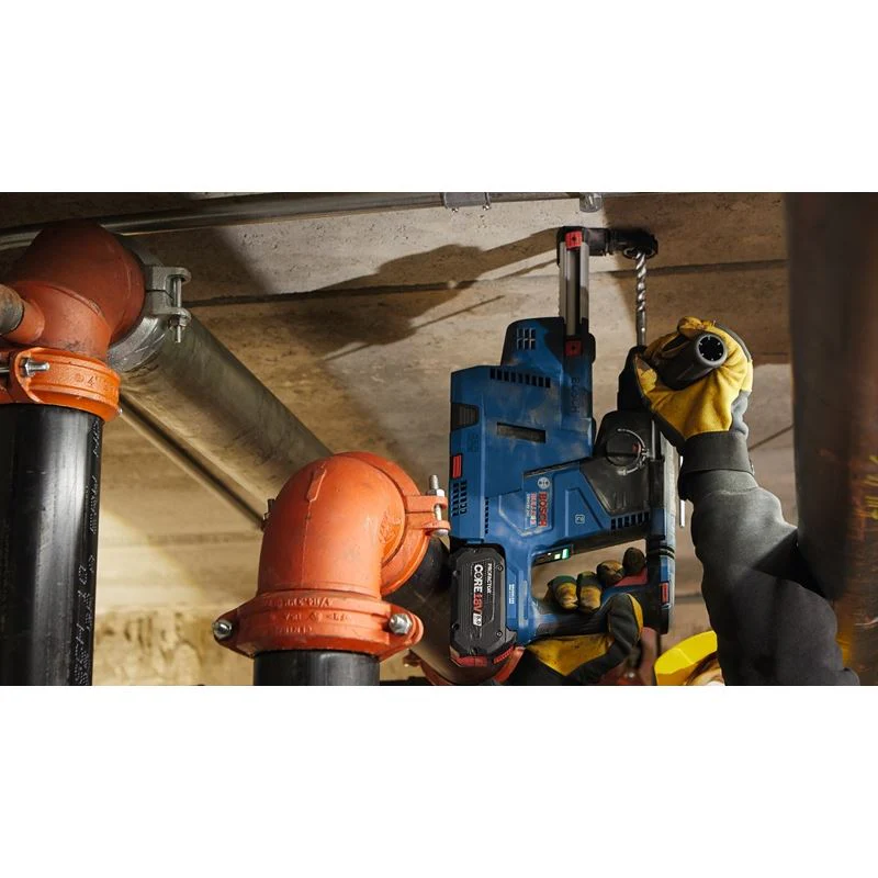 Bosch GBH18V-24CK24 18V Brushless Connected SDS-plus Bulldog 1 In. Rotary Hammer with (2) CORE 18V PROFACTOR Performance Batteries - Image 5