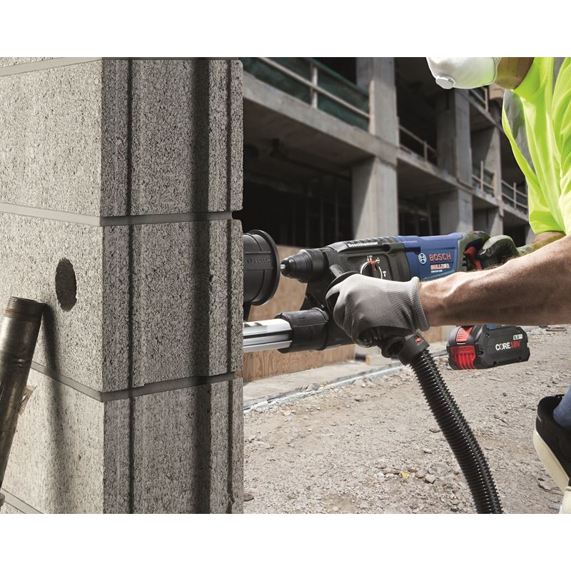 Bosch | GBH18V-26DK24 18V EC Brushless SDS-plus Bulldog 1 In. Rotary Hammer Kit with (2) CORE18V 8.0 Ah Performance Batteries - Image 4