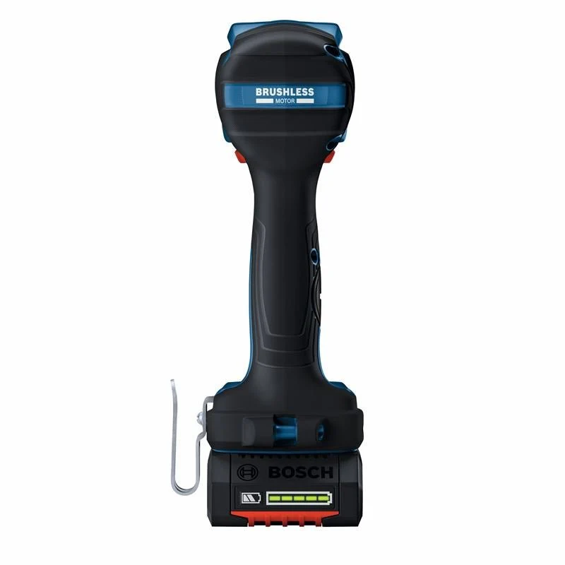 Bosch GDS18V-330CB25 18V Brushless Connected-Ready 1/2 In. Mid-Torque Impact Wrench Kit with Frictin Ring and Thru-Hole and (2) CORE 18V 4.0 Ah Compact Batteries - Image 5