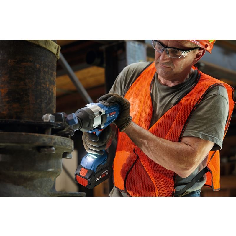 Bosch GDS18V-770CN PROFACTOR 18V Connected-Ready 3/4 In. Impact Wrench with Friction Ring and Thru-Hole (Bare Tool) - Image 8