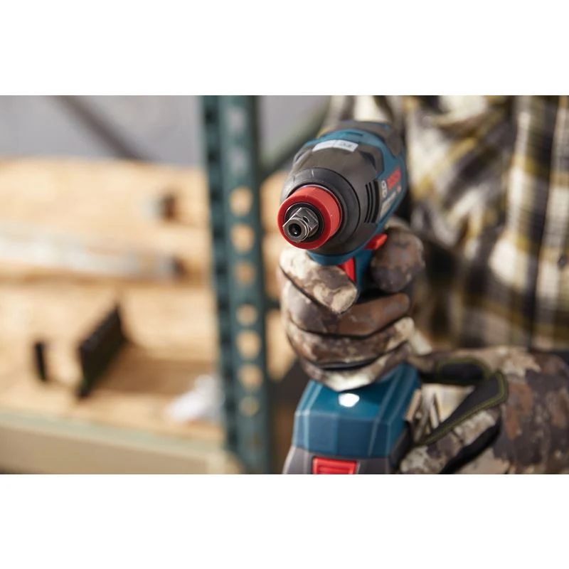 Bosch GDX18V-1800B12 18V Two-In-One 1/4 In. and 1/2 In. Bit/Socket Impact Driver/Wrench Kit with 2 Ah Standard Power Battery - Image 5